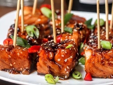 download lagu mp3 mp4 Teriyaki Salmon Bites Recipe, download lagu Teriyaki Salmon Bites Recipe gratis, unduh video klip Teriyaki Salmon Bites Recipe