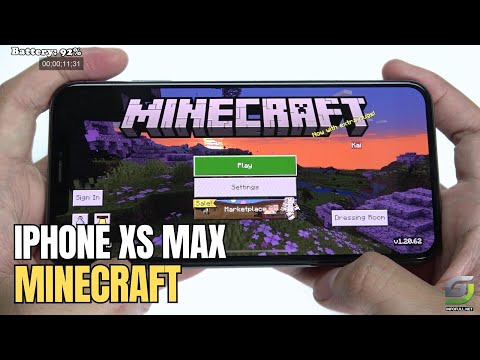 iPhone XS Max test game Minecraft | Apple A12 Bionic