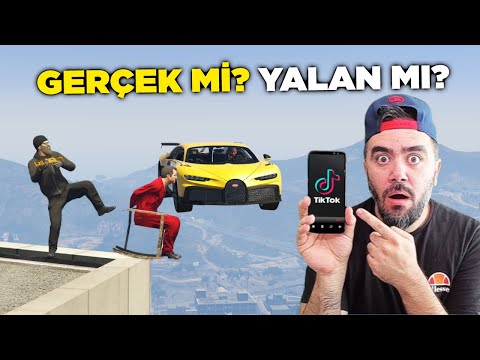 TIKTOK HAREKETLERI GERÇEKMI YOKSA YALANMI ? - GTA 5 MODS