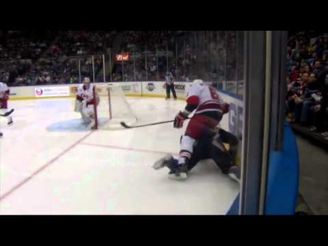 Tim Gleason crushes Matt Moulson HD
