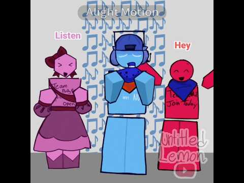 Hey Listen (Ft. coolkidd, Bluudude, and Pretty Princess) // Forsaken animation // #roblox #c00lkidd