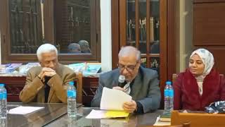 القاص والروائي م.  مجدى حشمت سعيد معلقا على مجموعة (فلك نوح) نادي ادب سوهاج 26-1-2025