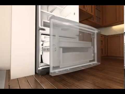 Removing the Doors on a French Door Refrigerator with...