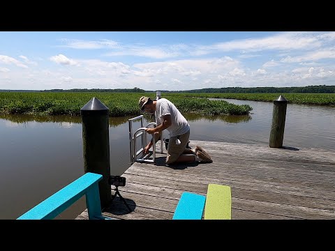Installing an Extreme Max Sliding Dock Ladder