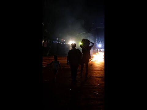 Cubans protest against US blockade