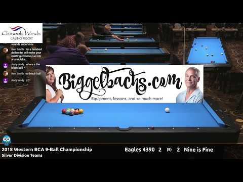 Eagles 4390 vs Nine is Fine - 2018 Western BCA 9-Ball