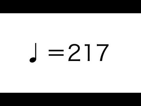 楽器練習用メトロノーム　テンポ217