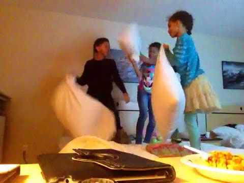 Ultimate pillow fight! 😀😂😎