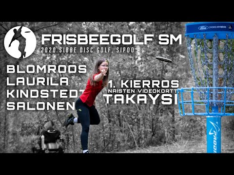 FRISBEEGOLF SM 2020 - 1. kierros naisten videokortti TAKAYSI