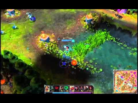 SKT T1 Faker Nidalee vs Zed