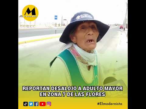#CerroColorado | Reportan desalojo a adulto mayor en zona 7 de Las Flores