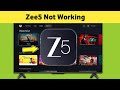 Fix Zee5 Not Working On Google TV Zee5 Nahi Chal Raha Hai On TV