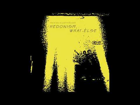 Mathias Schaffhäuser - Hedonism, What Else LP [SNORK101]