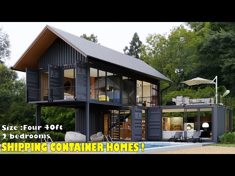 Shipping Container Homes | 2 Bedrooms | Modern House With Beautiful Views Of Nature