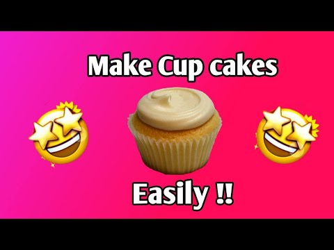 How To Make a Cup Cake Easily! Tutorial