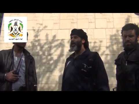 كلمة للقائد فايز دريد الحجي أبو النور حول معركة السيطرة على دمشق" وضرب الحواجز في في بلدة السبينة"