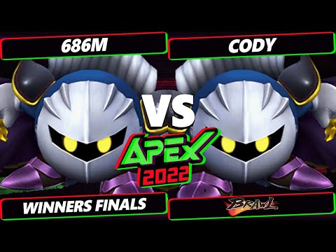 Apex 2022 Winners Finals - 686M (Meta Knight) Vs. Cody (Meta Knight) - Smash Bros Brawl
