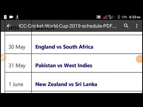 download lagu mp3 mp4 Cricket World Cup 2019 Time Table Pdf, download lagu Cricket World Cup 2019 Time Table Pdf gratis, unduh video klip Cricket World Cup 2019 Time Table Pdf