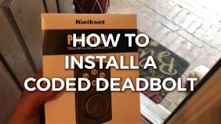 KWIKSET POWERBOLT 2 TOUCHPAD KEYLESS ENTRY EASY INSTALL!