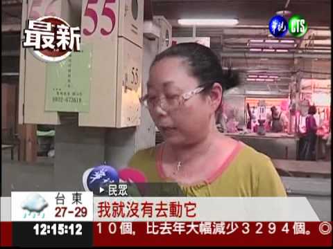 市場驚見未爆彈 "菜籃族"嚇壞