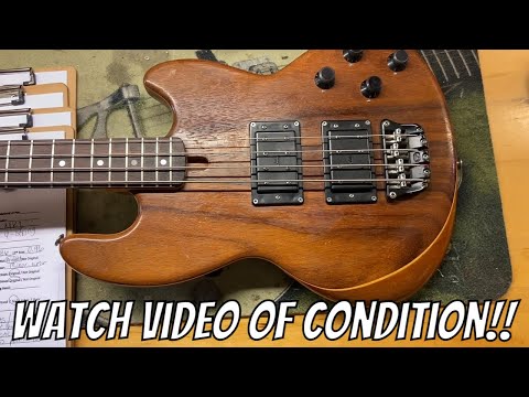 1983 Wal MK1 Mark 1 4-String Bass Guitar image 9