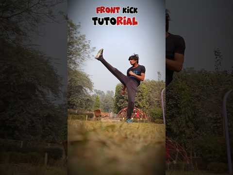 Front Kick 🦵 #tutorial✅ #mma☠️ #taekwondo #training #karate #martialarts #motivation #speed #shorts
