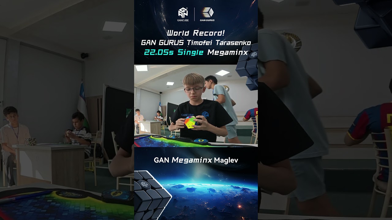 GANCUBE - Timofei Tarasenko WR 22.05s Single Megaminx