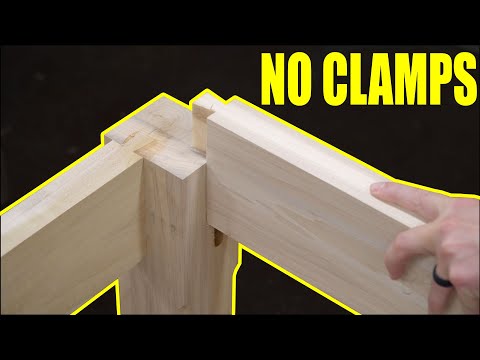 Tischlerei ohne Klemmen – Tischfuß für Bauerntische – 394