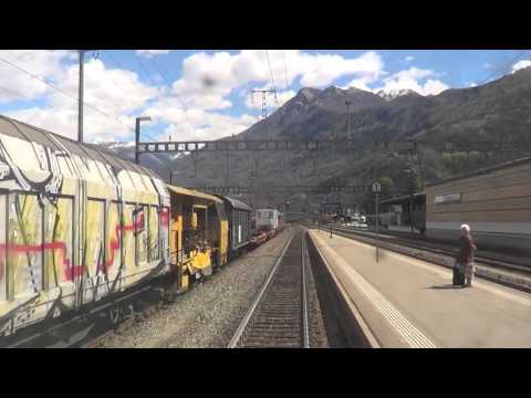 Führerstandsfahrt: Locarno - Arth-Goldau über den Gotthard (14. April 2016), Gotthard Eisenbahn