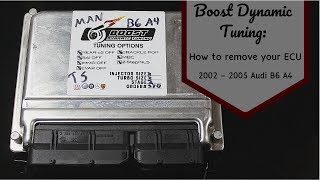 BDT: 2002 - 2004 Audi B6 A4 ECU Removal Instructions