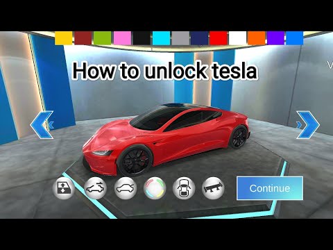 How to unlock tesla car|new update||3d driving class||Android gameplay