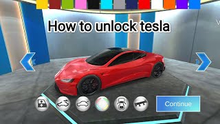 How to unlock tesla car|new update||3d driving class||Android gameplay