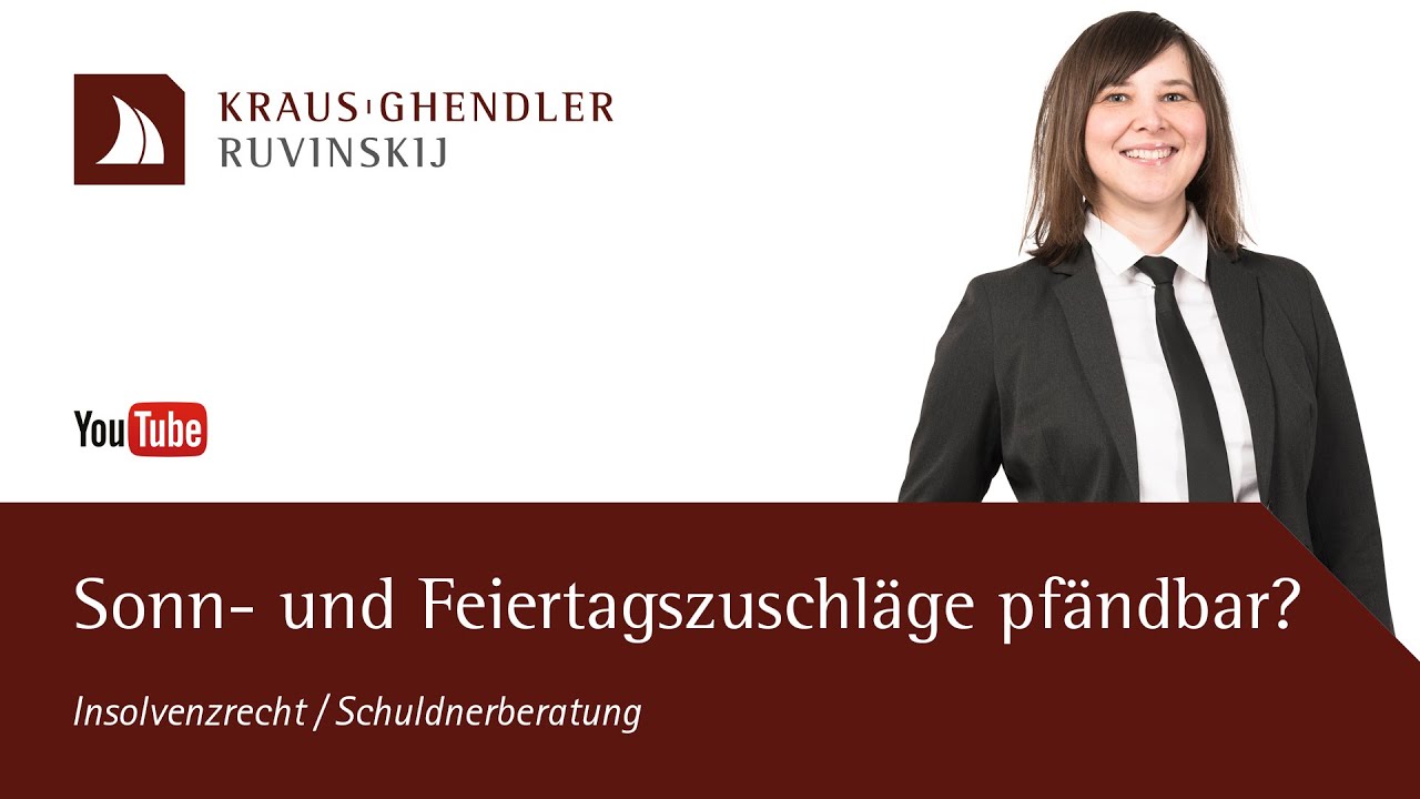 Sind Zuschläge für Sonn- und Feiertagsarbeit und Nachtarbeit pfändbar?