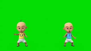 Download lagu Upin ipin dance Green Screen    No Copyright720P HD mp3