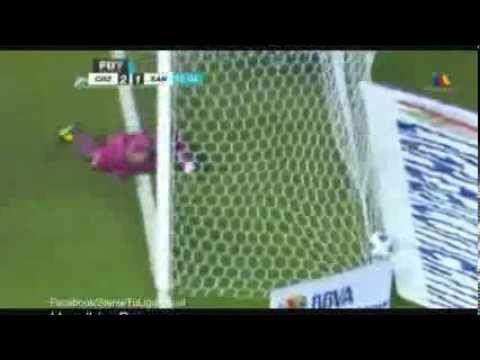 Cruz Azul 2-1 Santos - Gol de Mariano Pavone