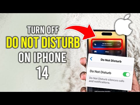 How To Turn Off Do Not Disturb on iPhone 14