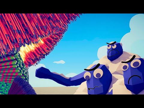 Every God VS 5x Ice Giants! (TABS)