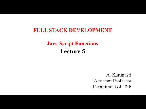Javascript Functions Tutorial For Beginners Parameters Return Values Examples Lecture 5