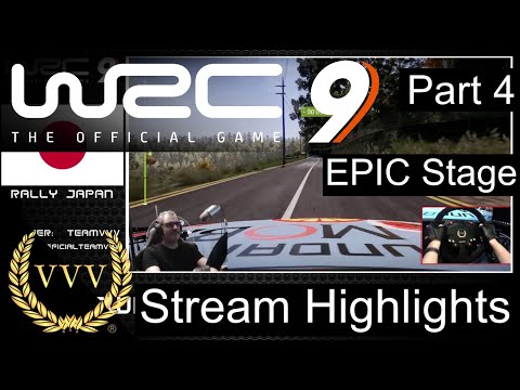 WRC 9 Shitara (first try) stream highlights part 4