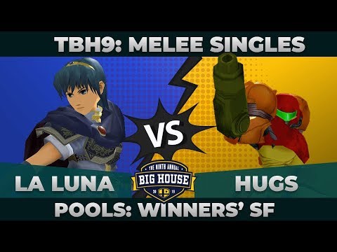 La Luna vs HugS - Pools Winners Semifinals: Melee Singles - TBH9 | Marth vs Samus