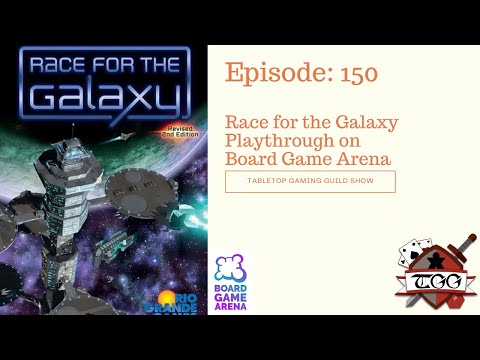 Race for the Galaxy Playthrough on Board Game Arena - YouTube