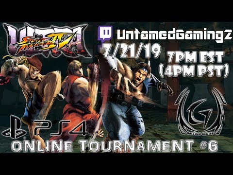 USF4 PS4 Monthly Online Tournament #6 7/21/19