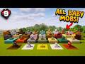 I Built a MUSEUM for EVERY NEW BABY MOB in Minecraft Hardcore