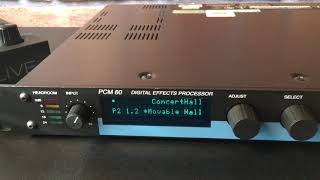 Video thumbnail for Lexicon PCM 80 - Quick Demo by Audiobitz Collector