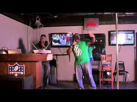 Kache Monet Performing Live with DJ B. Watts at Club Sidelines in Dallas, TX