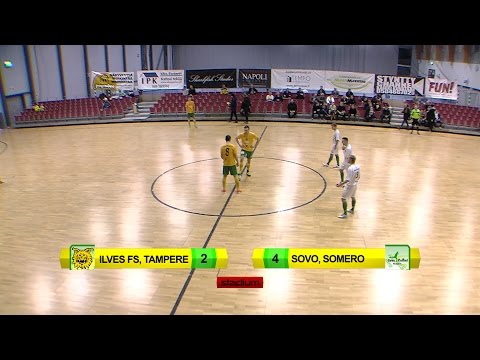 Ilves FS-SoVo 2-4 (2-3) Futsal-Liiga 6.2.2015 maalikooste