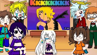 Sete Pecados Capitais react A PIOR ANIMAÇÃO DE NANATSU NO TAIZA 😂❤️•VoiceMakers• KKKKKKKK