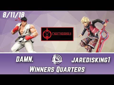 Nemesis II - DAMN. (Ryu) Vs. jaredisking1 (Shulk) - Winners Quarters Pt. 1
