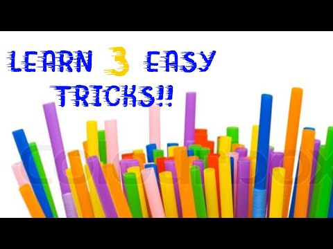 Drinking Straw Magic LEARN 3 AMAZING TRICKS!