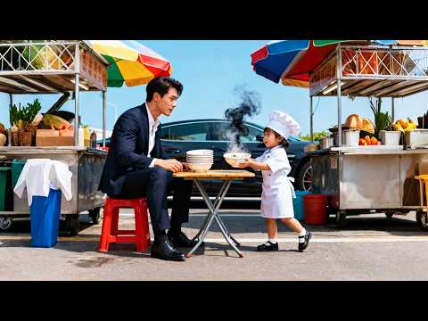 5-year-old mocked at food stall!Her leftover rice heals CEO’s illness—billionaires pay millions per